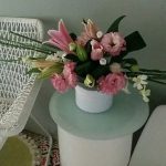 今日のアレンジはユリ❁