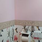 【DIY】トイレの壁紙をピンクに替えたよ！家庭菜園のトマトと苺も紹介♪